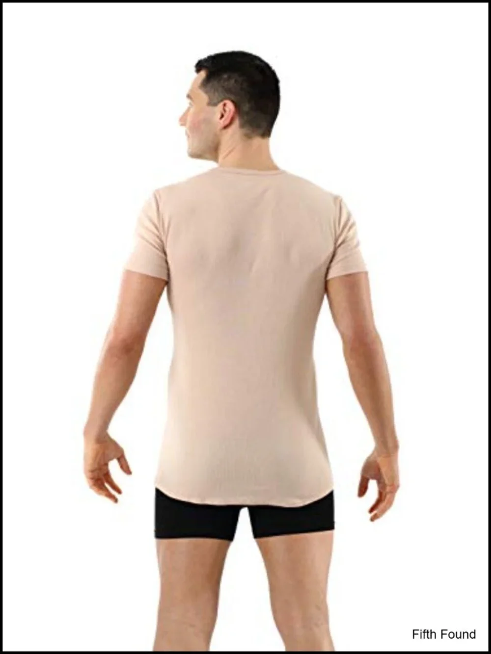 Men's Organic Cotton V-Neck Undershirt Short Sleeve
